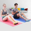 Fitness Pulling Rope Sit-up Exercise Device Exercise Equipment with Pedal Training Abdominal